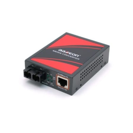 10/100TX To 100FX PoE Media Converter, Single-Mode 15KM, SC Connector